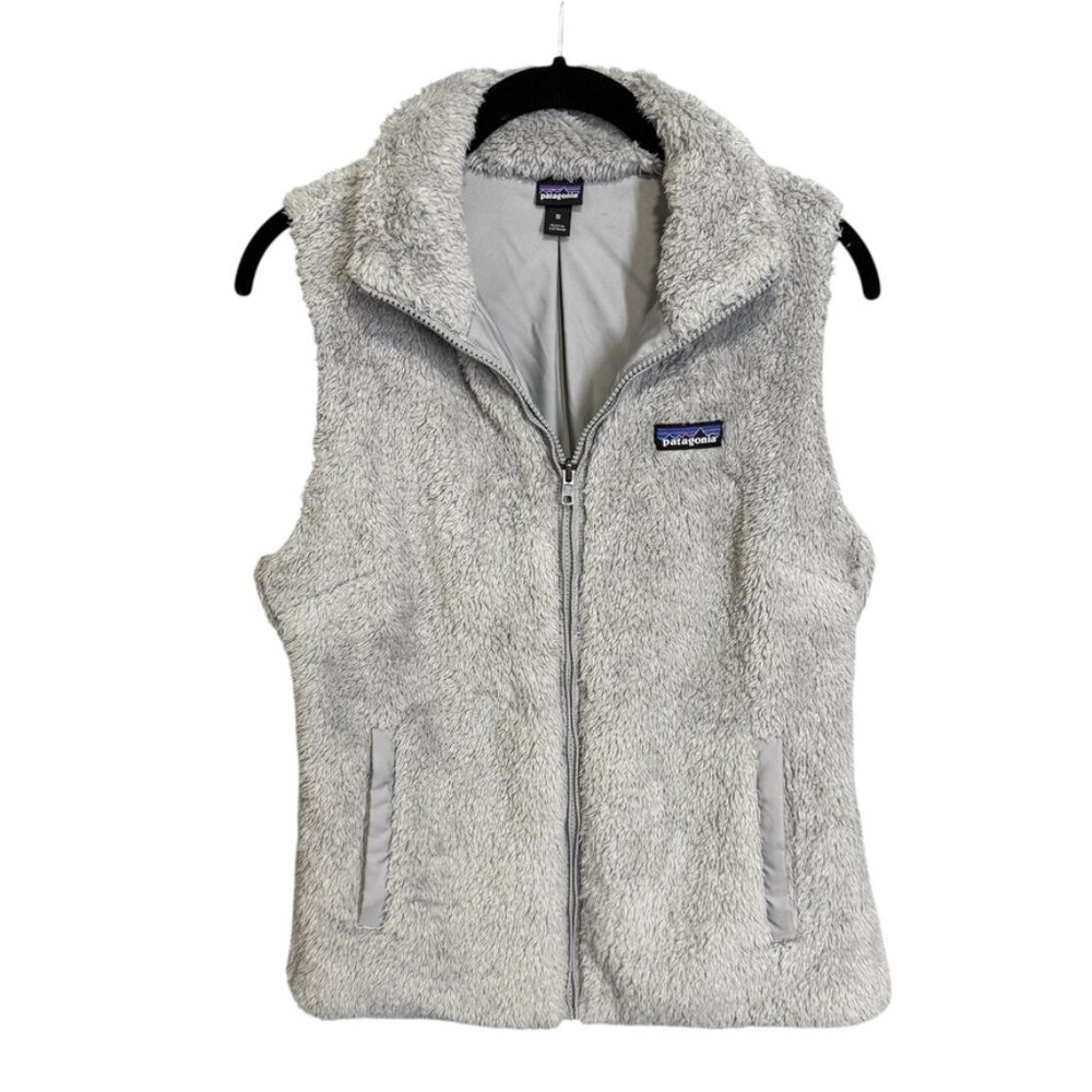 Patagonia Womens Drifter Grey Los Gatos Fleece Vest Medium